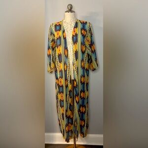 Cheekys Southwest  Kimono Duster